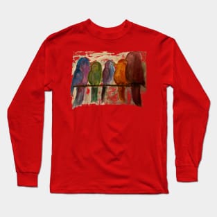 Shaded Birds Long Sleeve T-Shirt